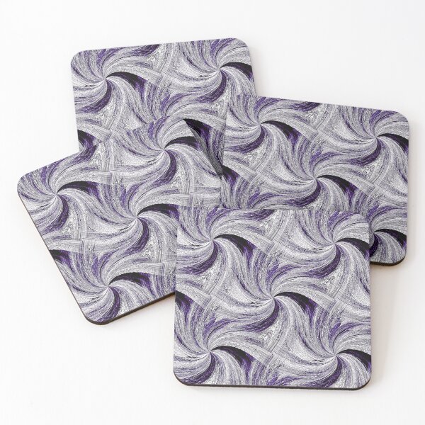 Item preview, Spiral Summer Pinch Pattern in Purple designed and sold by Artistestella.