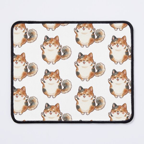 Item preview, Cute Watercolor Shiba Inu - Happy Calico Pup Chibi designed and sold by ORI-ginal Weirdos: The Weirdly Wonderful Crew.