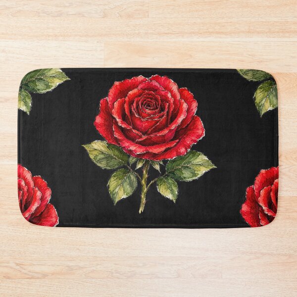 Item preview, Minimal Rose Botanical Watercolor designed and sold by ColorSplash123.