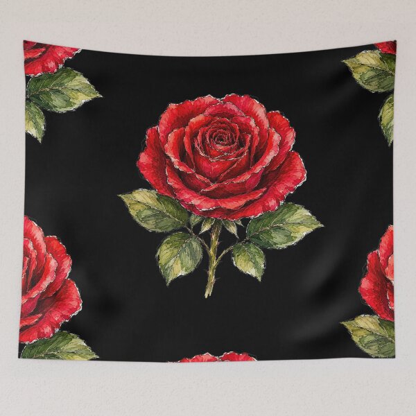Item preview, Minimal Rose Botanical Watercolor designed and sold by ColorSplash123.