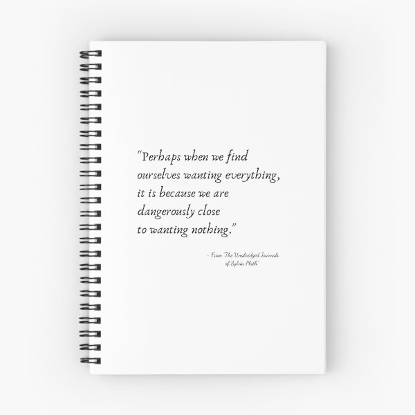 Item preview, A Quote from "The Unabridged Journals of Sylvia Plath"  designed and sold by Poemit.