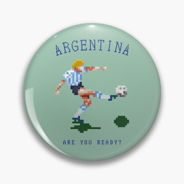 Artikelvorschau, 16-Bit Argentinien Fußball V01 entworfen und verkauft von Lidra Zehcnas.