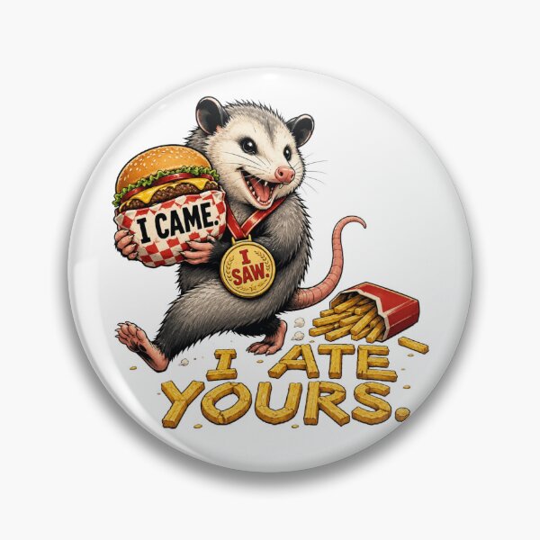 Item preview, Funny Opossum Fast Food Lover Gift Idea designed and sold by Gentlestate.