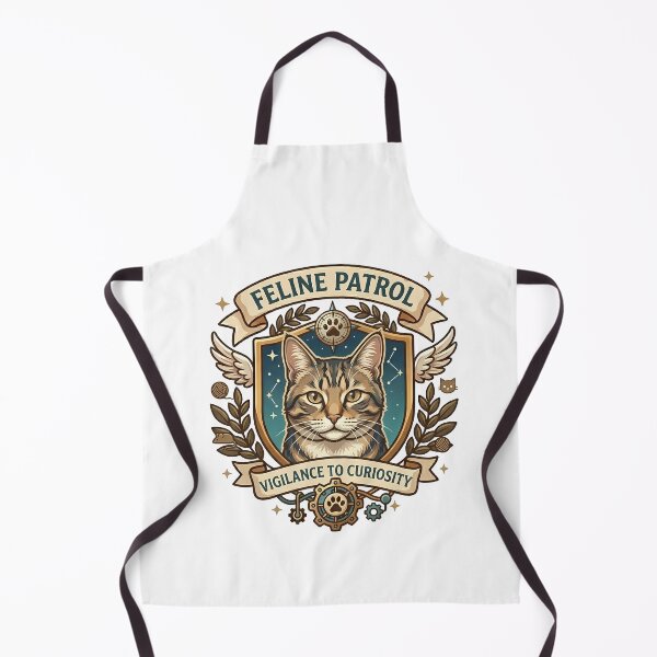 Item preview, Feline Patrol Tactical Cat Crest Badge designed and sold by vividthreads99.