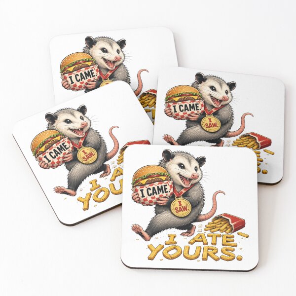 Item preview, Funny Opossum Fast Food Lover Gift Idea designed and sold by Gentlestate.