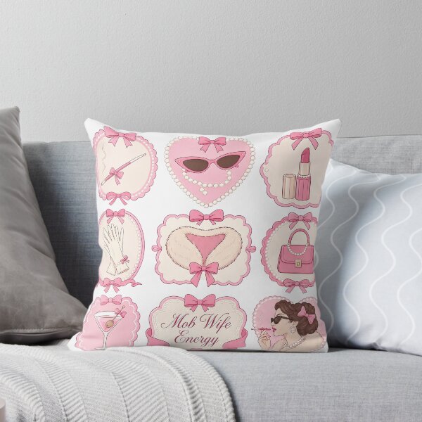 Item preview, Pastel Collage Mob Wife Energy Artwork designed and sold by QuirkyCloud Designs.