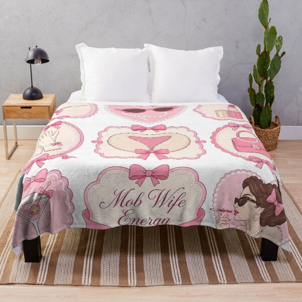 Item preview, Pastel Collage Mob Wife Energy Artwork designed and sold by QuirkyCloud Designs.