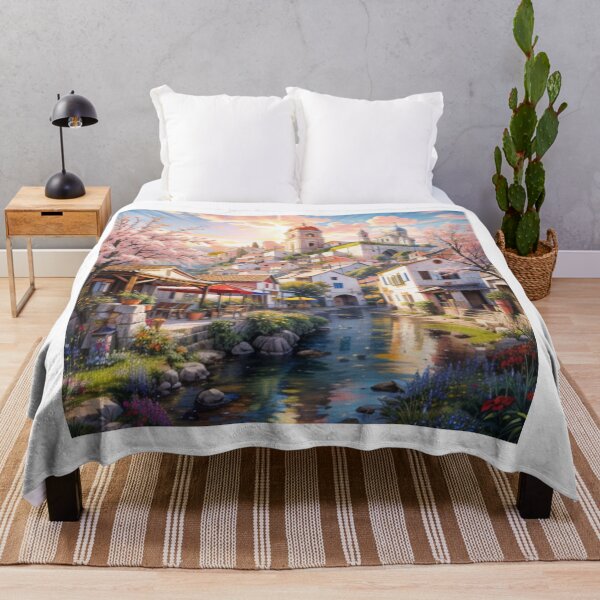 Item preview, Flowery city designed and sold by ZeusGallery.