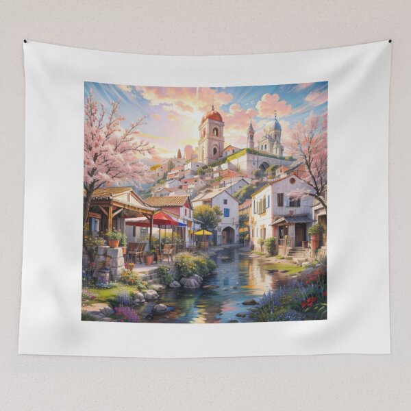 Item preview, Flowery city designed and sold by ZeusGallery.