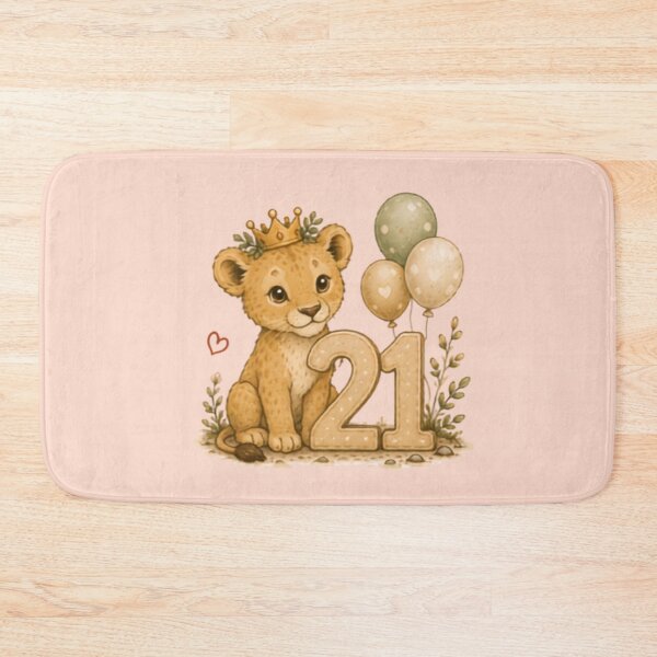 Item preview, Cute Lion Cub 21st Birthday designed and sold by MellowMunchkins.