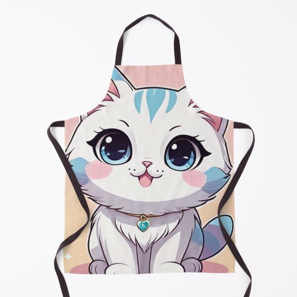Item preview, Art - Cute Kitten Illustration, Japanese Kawaii Aesthetic designed and sold by World-Pets.