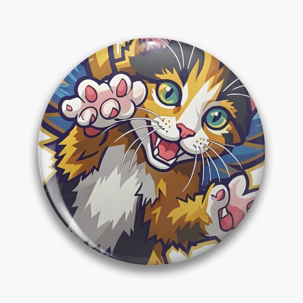 Item preview, Kitten in mid-jump designed and sold by VoidVeilStudio.