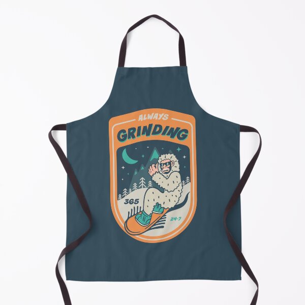Item preview, Always Grinding Snowboarding Yeti | 365 24/7 Snowboard Graphic | designed and sold by Big-G-Clothing.