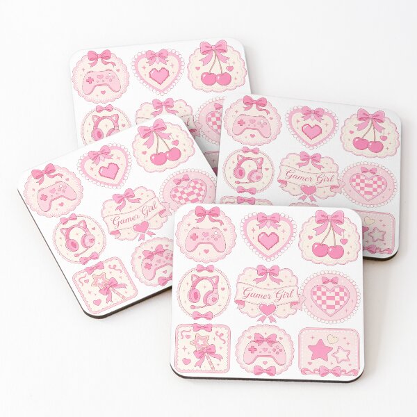 Item preview, Pastel Collage Gamer Girl Artwork designed and sold by QuirkyCloud Designs.