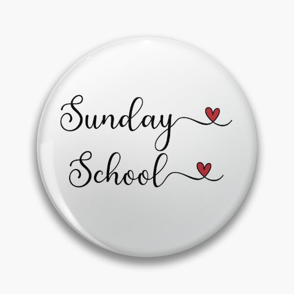 Item preview, Sunday School Typography with a Heart designed and sold by Pferdefreundin.