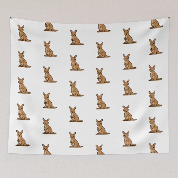 Item preview, Cute Pixel Art Kangaroo - Retro 8-Bit Wildlife Design designed and sold by SLGA-Designs.