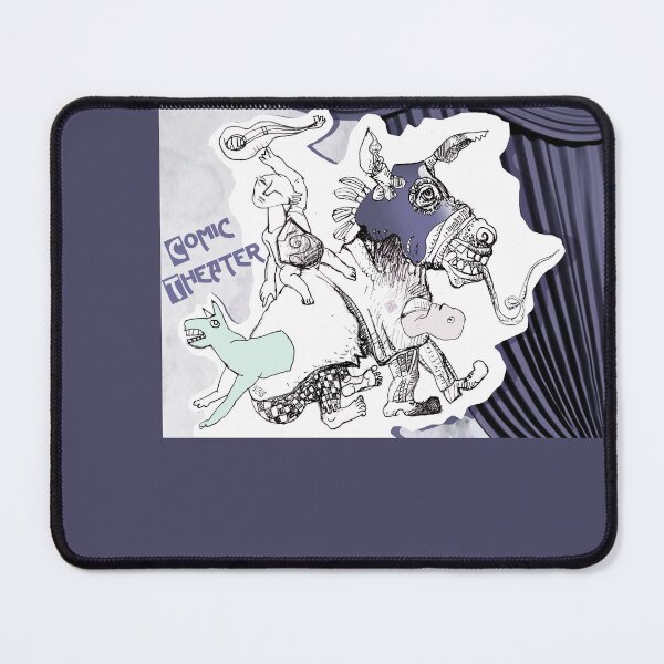 Item preview, Comic Theater With Circus Horse, Clowns, Dog, Singer (Drawing by ACCI) designed and sold by VanyssaGraphics.
