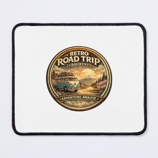 Item preview, Retro Road Trip Society designed and sold by PeterPunkt.