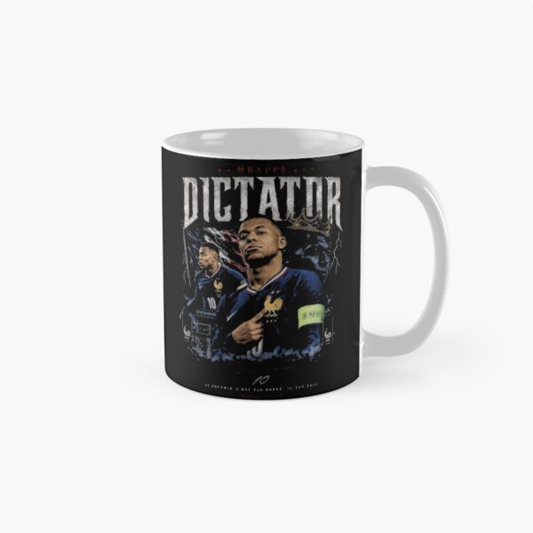 Item preview, Kylian Mbappe Dictator French Football Retro Bootl designed and sold by AnisosPteron.