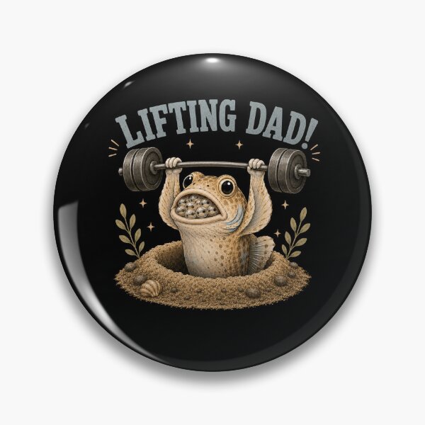 Item preview, Lifting Dad Funny Fish Gym Fitness Design designed and sold by HumbleAthlete.