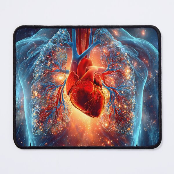 Item preview, Cosmic Heart and Lungs in Stellar Environment designed and sold by Artessie.