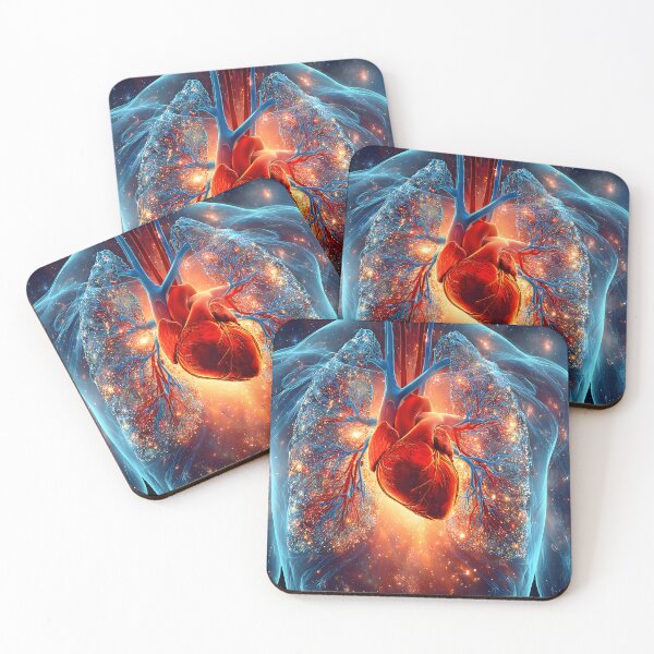 Item preview, Cosmic Heart and Lungs in Stellar Environment designed and sold by Artessie.