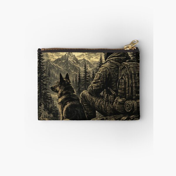 Item preview, Moonlit Bushcraft Adventure with German Shepherd designed and sold by naturalsurvival.