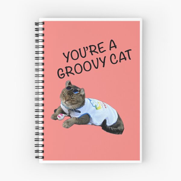 Item preview, You’re a groovy cat romantic card designed and sold by Crafted-by-Nico.