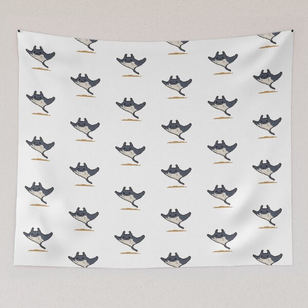 Item preview, Cute Pixel Art Manta Ray - Retro 8-Bit Wildlife Design designed and sold by SLGA-Designs.