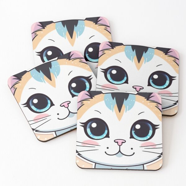 Artikelvorschau, Art - Kawaii Kitten, Illustration Inspired by Japanese Culture entworfen und verkauft von World-Pets.