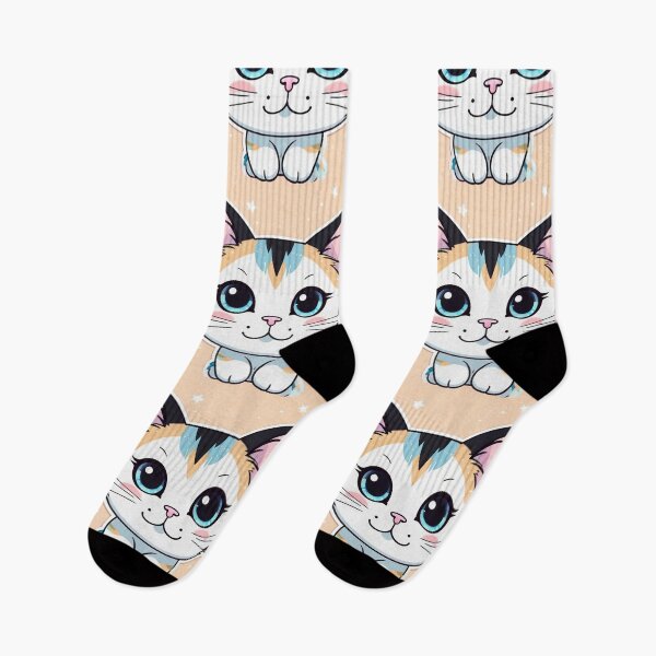 Item preview, Art - Kawaii Kitten, Illustration Inspired by Japanese Culture designed and sold by World-Pets.