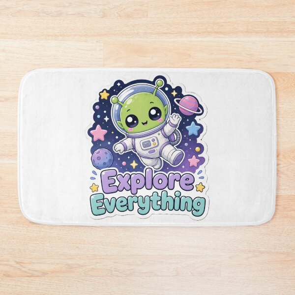 Item preview, Explore Everything Alien Astronaut Sticker designed and sold by Ruamid.