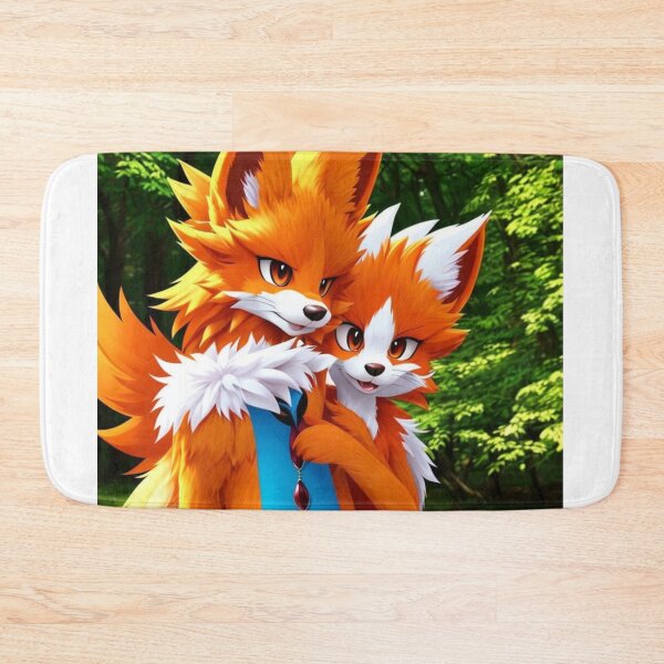 Aperçu de l'œuvre mère renard et son fils créée et vendue par ZeusGallery.