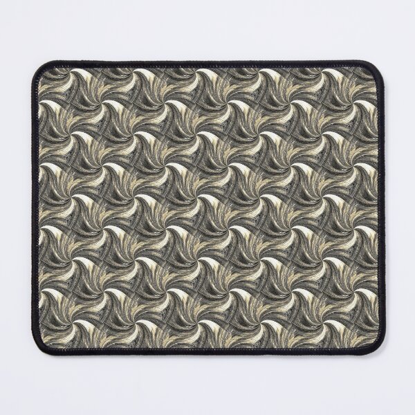 Item preview, Spiral Summer Pinch Pattern in Brown and Yellow designed and sold by Artistestella.
