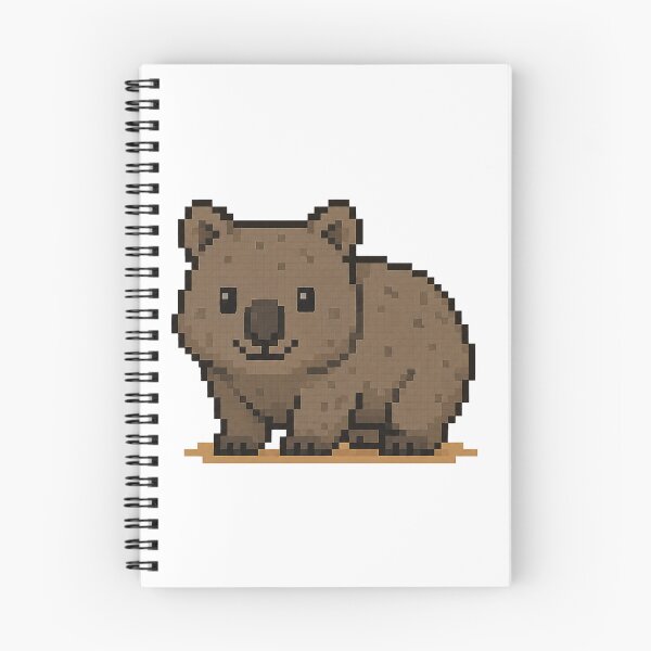 Item preview, Cute Pixel Art Wombat - Retro 8-Bit Wildlife Design designed and sold by SLGA-Designs.