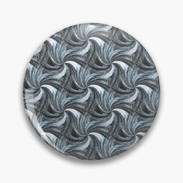 Item preview, Spiral Summer Pinch Pattern in Blue and White designed and sold by Artistestella.