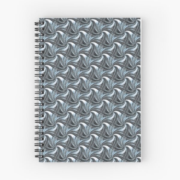 Item preview, Spiral Summer Pinch Pattern in Blue and White designed and sold by Artistestella.