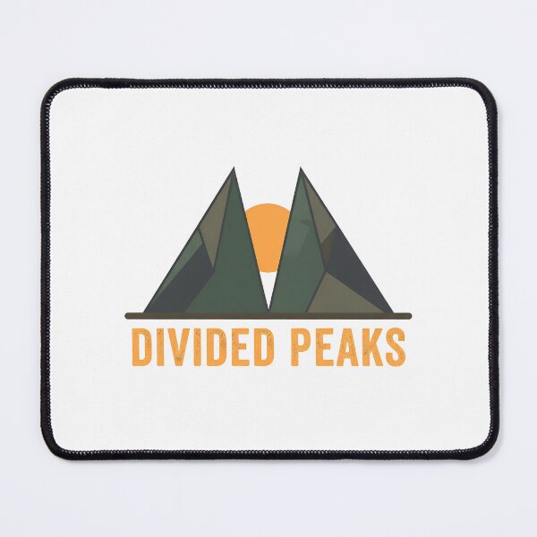Item preview, DIVIDED PEAKS - Mountain Sunset designed and sold by Zazz Lee.