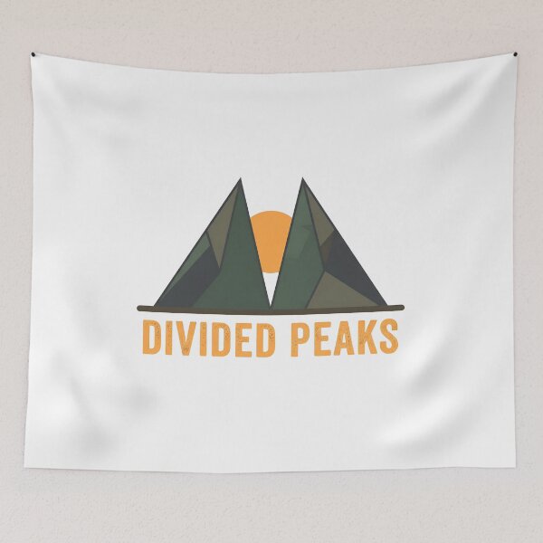 Item preview, DIVIDED PEAKS - Mountain Sunset  designed and sold by Zazz Lee.