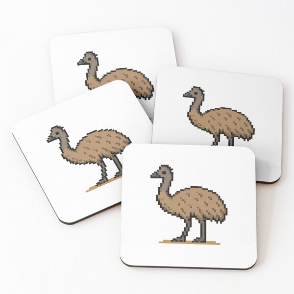 Item preview, Cute Pixel Art Emu - Retro 8-Bit Wildlife Design designed and sold by SLGA-Designs.