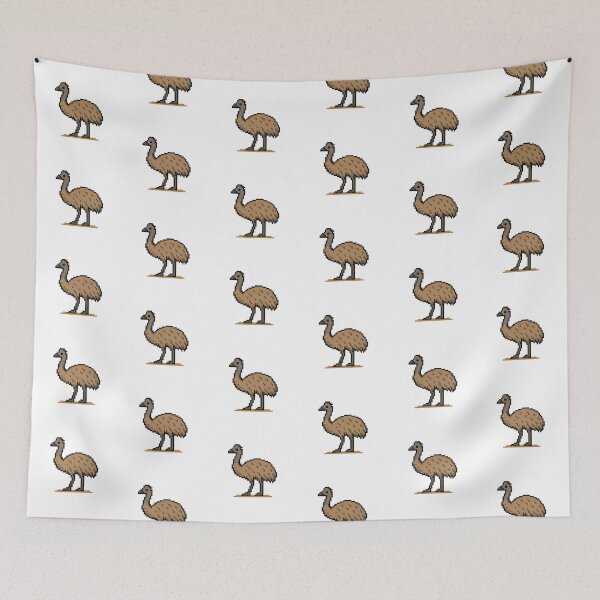 Item preview, Cute Pixel Art Emu - Retro 8-Bit Wildlife Design designed and sold by SLGA-Designs.