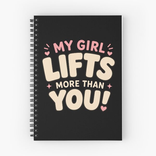Item preview, My Girl Lifts More Than You Funny Gym Design designed and sold by HumbleAthlete.