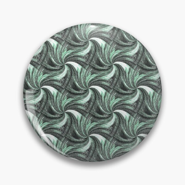 Item preview, Spiral Summer Pinch Pattern in Green and White designed and sold by Artistestella.