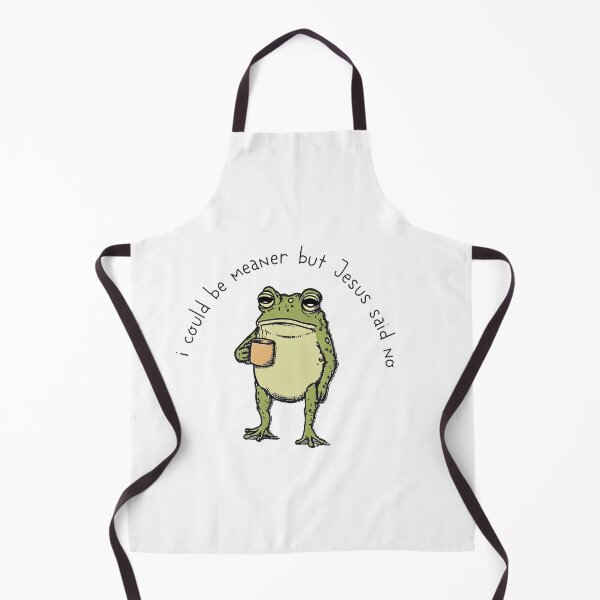 Item preview, Funny Frog Christian - I Could Be Meaner But Jesus Said No Tee designed and sold by PearlArtss.