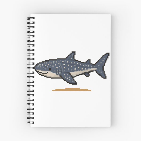Item preview, Cute Pixel Art Whale Shark - Retro 8-Bit Wildlife Design designed and sold by SLGA-Designs.