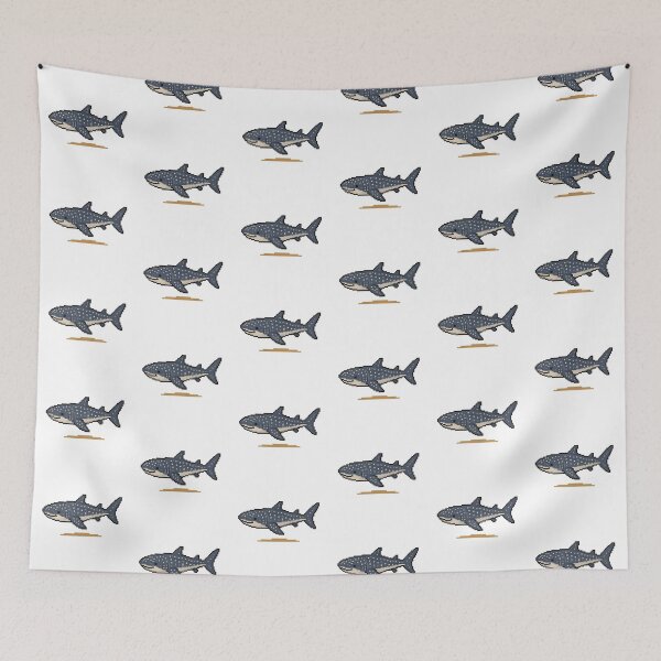 Item preview, Cute Pixel Art Whale Shark - Retro 8-Bit Wildlife Design designed and sold by SLGA-Designs.