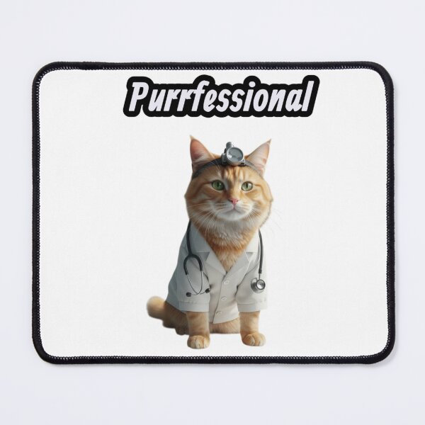 Item preview, Purrfessional doctor designed and sold by AnonimusDesigns.