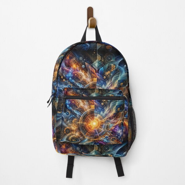 Item preview, Celestial Resonance: An Abstract Symphony of Light and Geometry designed and sold by Artisan Finds Online.