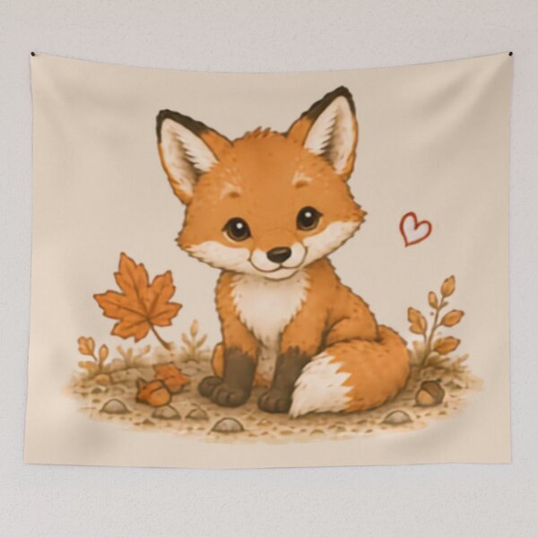 Item preview, Autumn Fox Cub designed and sold by MellowMunchkins.