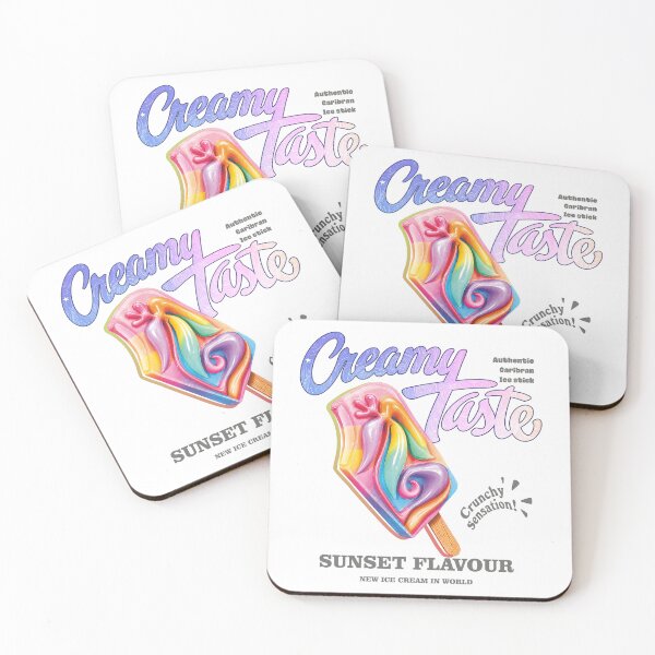 Item preview, Creamy Sunset Ice Pop Delight designed and sold by graphicnew.